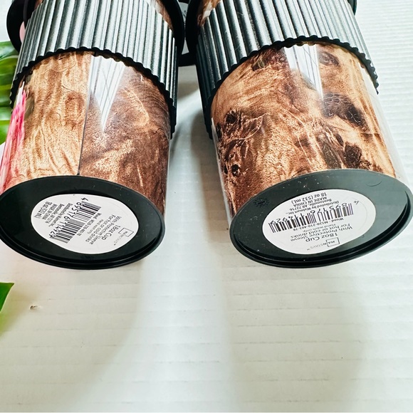 Mainstays 18oz To Go Cup Natural Wood - 5 CUPS NEW - Picture 3 of 6